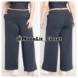 Old Navy High-Waisted PowerSoft Trouser Pants Women’s Plus Size 3X “Dusk Navy”